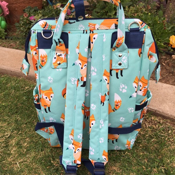 Fox Backpack Diaper Bag - Picture 4 of 6